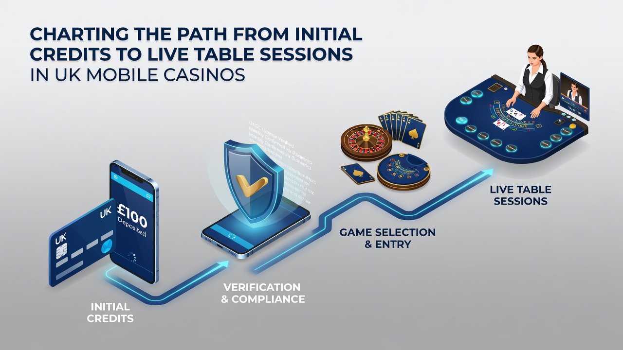 Live dealer table view on a UK mobile casino app with betting options and dealer interaction