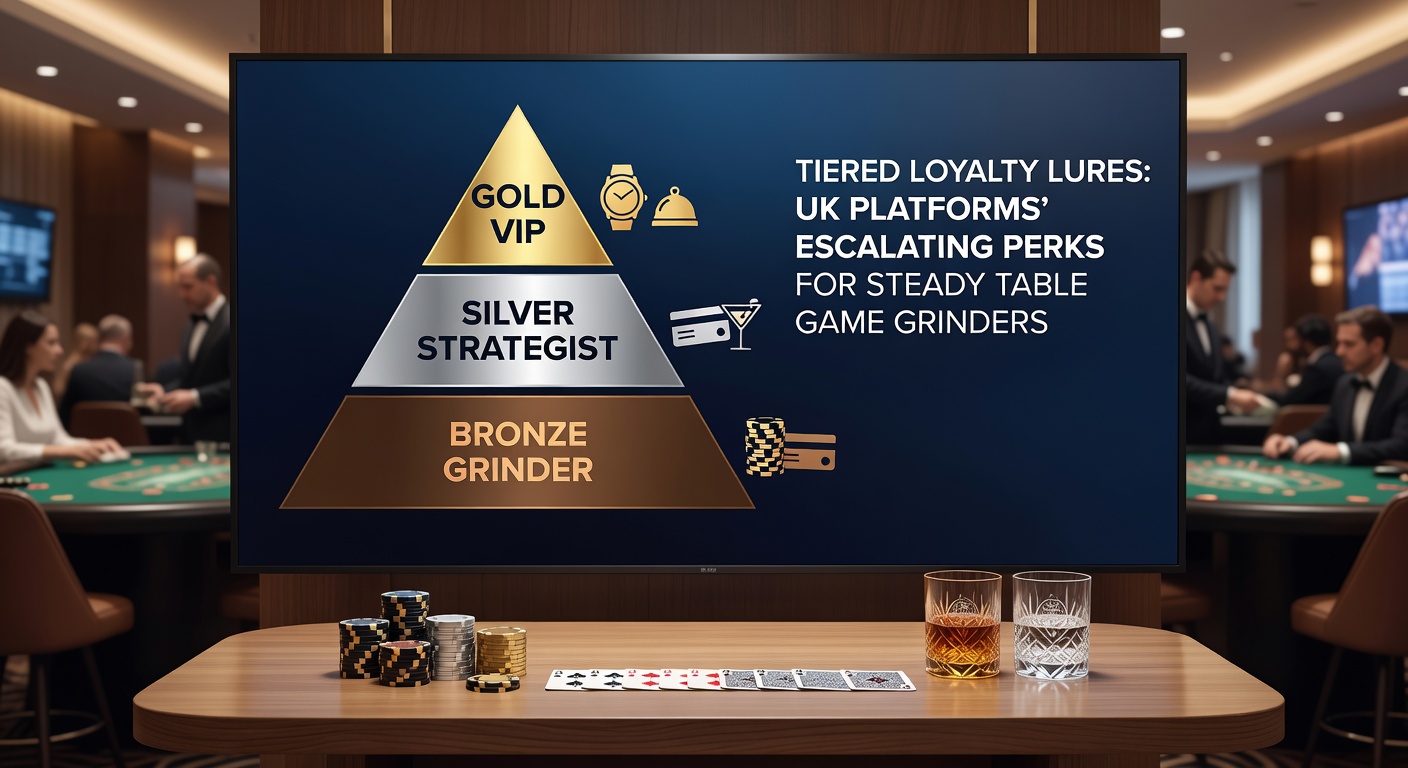 Screenshot of a UK casino app displaying platinum tier dashboard with cashback meter, VIP host chat, and exclusive blackjack tournament entry